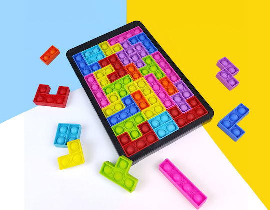 Tetris Pop it Fidget Πλαστικό Πολύχρωμο