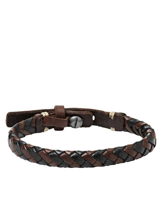 Fossil Femeie Brățară Identitate din Piele