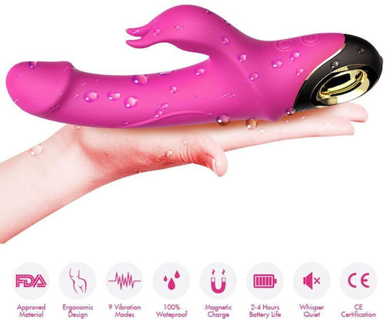 Armony Meteror Vibrator Iepurele cu Telecomandă Fuchsia