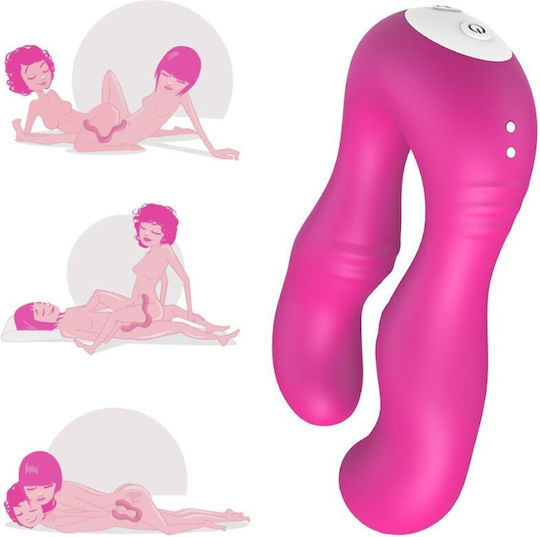 Armony Doppelter Vibrator mit Fernbedienung Fuchsie