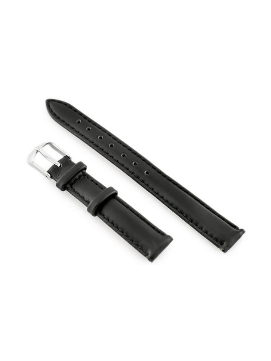 Pacific Leather Strap Black 14mm