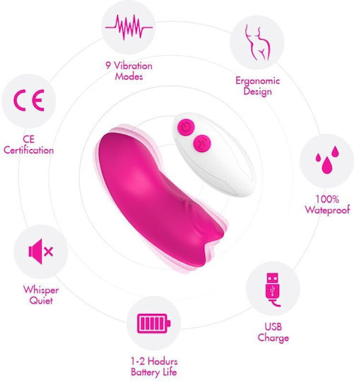 Armony Mini Vibrator Clitoral Cu Control De La Distanță 8.2cm Violet