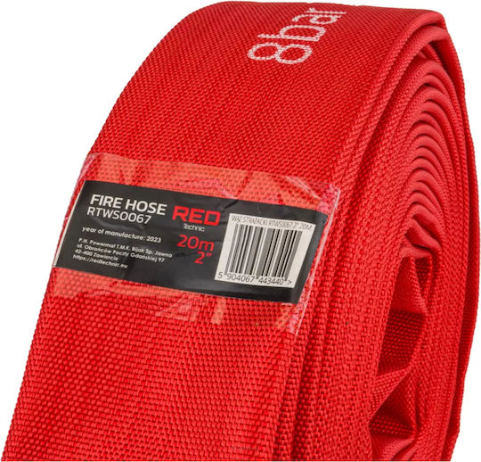 Red Technic Πυροσβεστική Μάνικα Μέγιστης Πίεσης 8bar