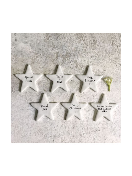 Synchronia Decorativ Steaua de mare din Ceramică 3.6x3.7x3.7cm 1buc