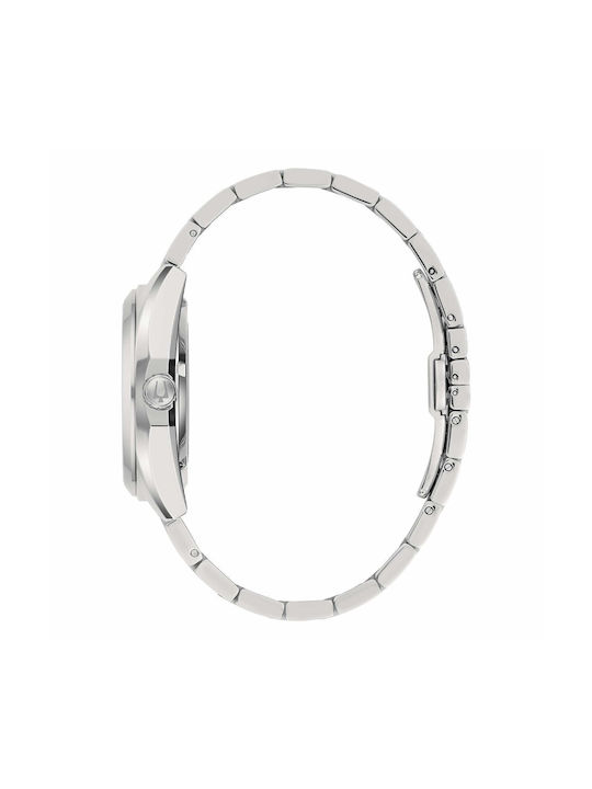 Bulova Surveyor Men's Watch 39mm Battery Silver