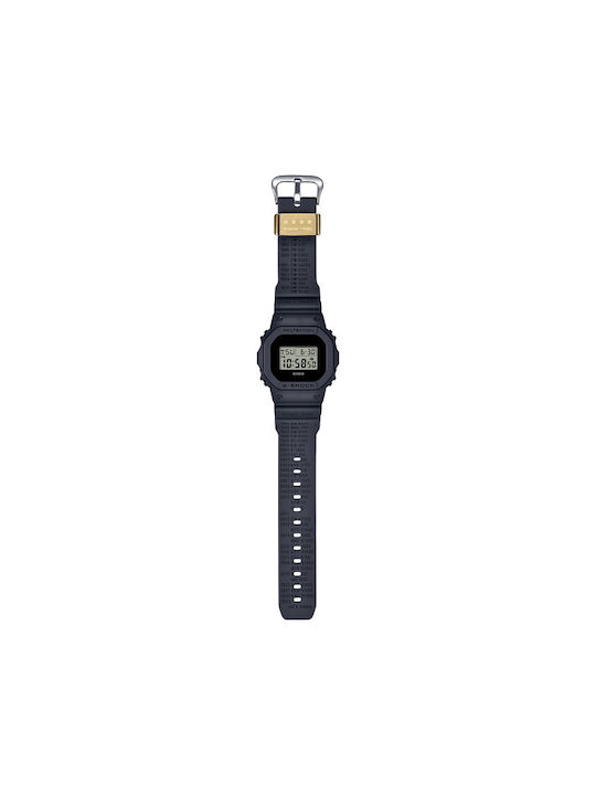 Casio Limited Digital Uhr Automatisch mit Schwarz Kautschukarmband
