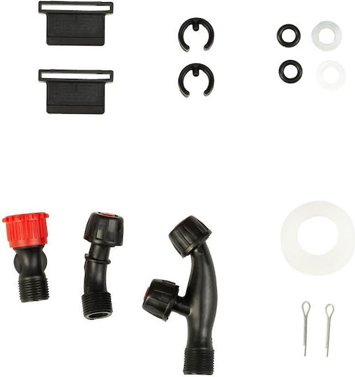 Tatta Pulverizator cu presiune 12V cu Baterie 8Ah cu Capacitate 15lt în culoarea Negru