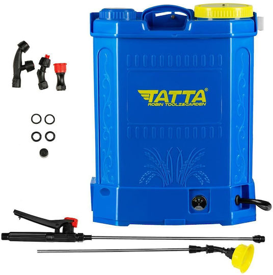 Tatta Drucksprüher 12V mit Batterie 8Ah mit Kapazität 20Es in Grau Farbe