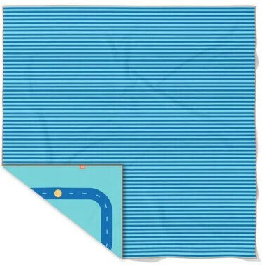 Quut Kids Beach Towel Blue 180x180cm