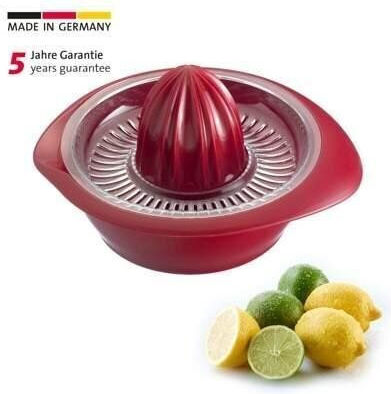 Westmark Tischpresse Limette mit Behälter aus Kunststoff in Gelb Farbe
