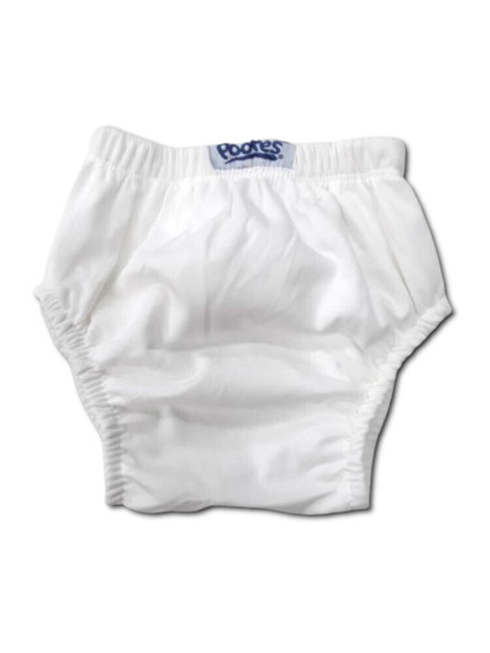 Poopes Kinder-Slip White