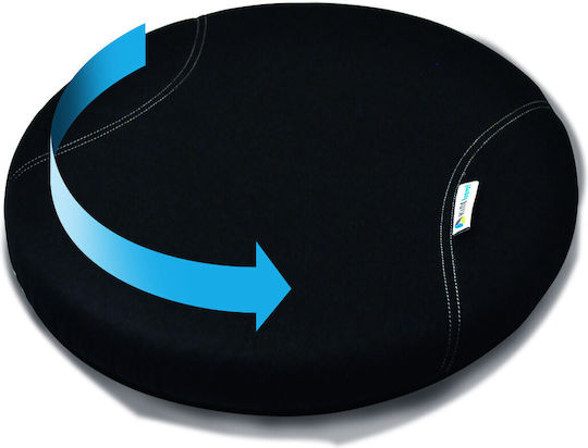 Kine Travel Car Pillow Car Seat Cushion Rotating & Lumbar Support 40x5cm in Black Color 169843