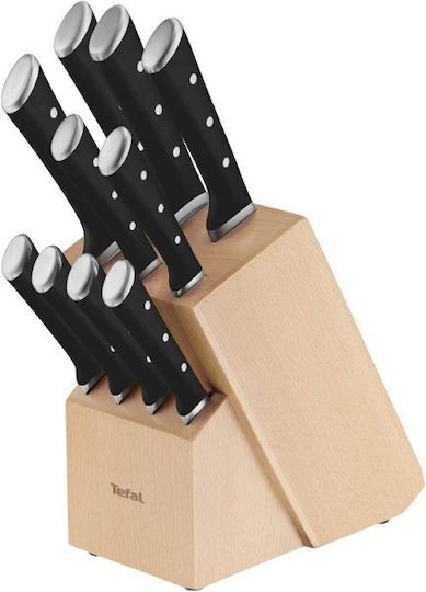 Tefal Σετ Μαχαίρια από Ανοξείδωτο Ατσάλι 10τμχ