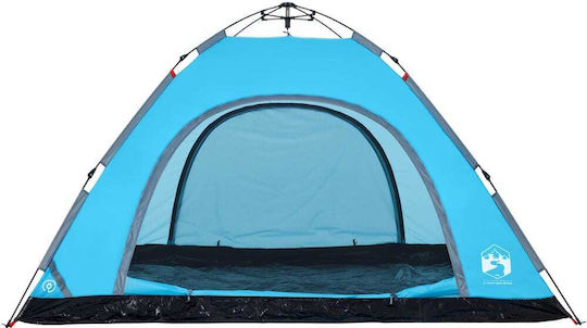 vidaXL Camping Tent Igloo Blue for 5 People