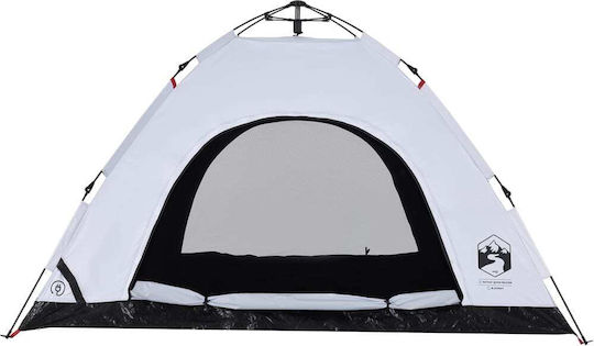 vidaXL Campingzelt Igloo Weiße Für 4 Personen