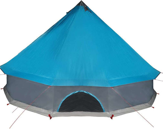 vidaXL Campingzelt Teepee Blau Für 6 Personen
