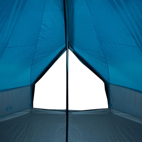 vidaXL Campingzelt Teepee Blau Für 6 Personen