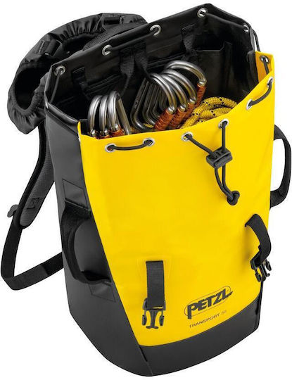 Petzl Transport Στεγανός Σάκος Πλάτης 30lt Κίτρινος