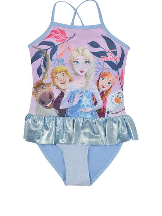 Stamion Frozen Kinder Badebekleidung Einteilig Hellblau