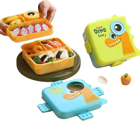 Queen Mother Super Dinosaur Plastic Kids' Food Container Dinosaurs Green