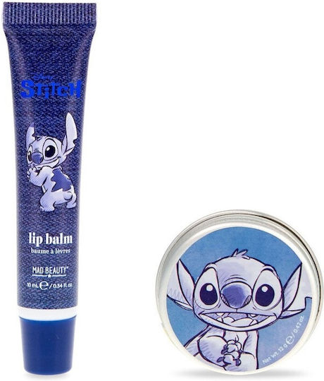 Mad Beauty Stitch Denim Lip Balm Duo Ενυδατικό Βάλσαμο Χειλιών