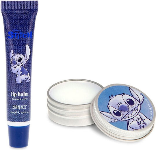 Mad Beauty Stitch Denim Lip Balm Duo Ενυδατικό Βάλσαμο Χειλιών