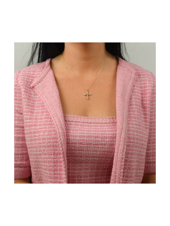 Women's Gold Cross 14K with Chain