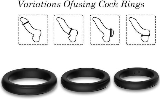 Armony Ring Schwanz Silikon Schwarz