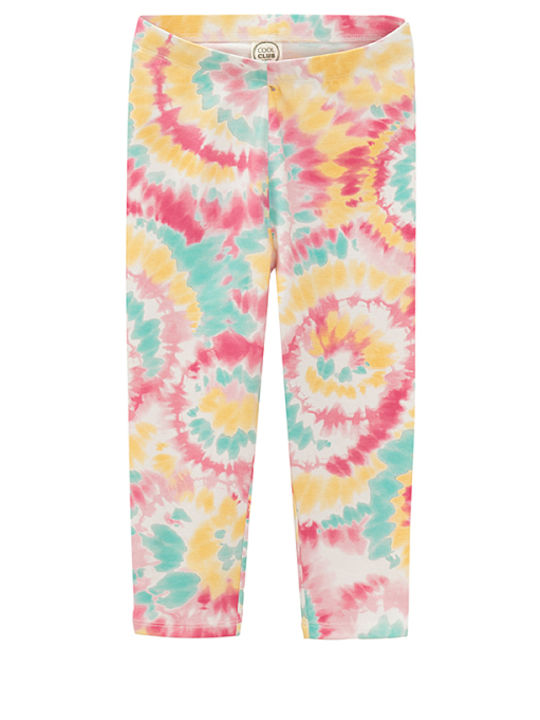 Kids Leggings Set Long Pink and yellow