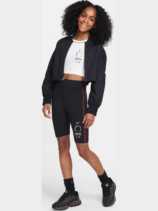 Kinder Leggings Sport Kurz Black Nsw 7