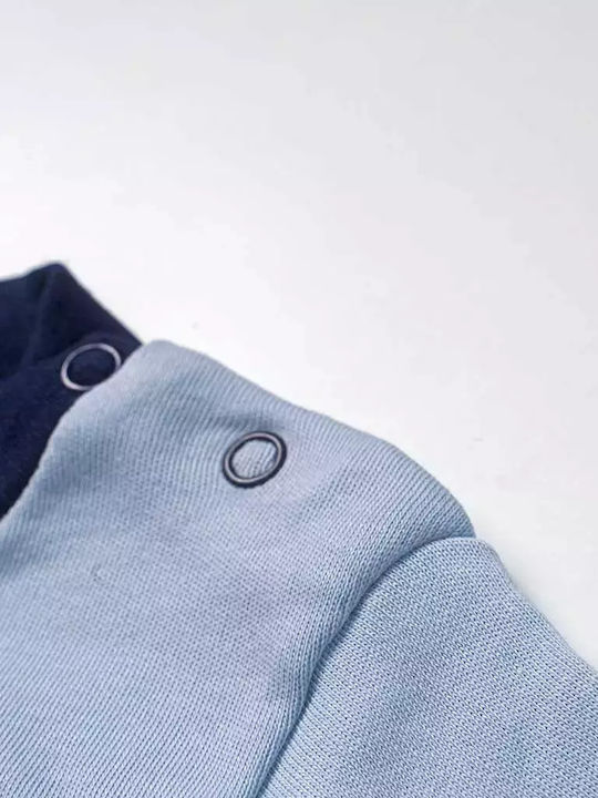 Hashtag Baby Bodysuit Set Short-Sleeved Light Blue 2pcs