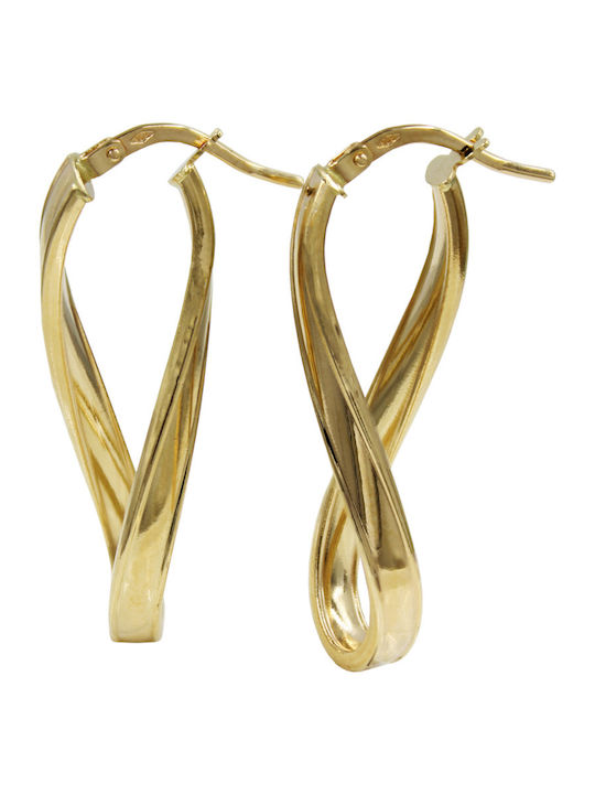 Roloi Kaliamanis Ohrringe aus Gold 14K Roloi Kaliamanis Ohrringe aus Gold 14K