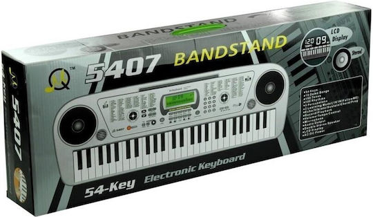 Electronic Keyboard Αρμόνιο 54 Πλήκτρων Αυτόματες Συγχορδίες 60x20x9 Cm