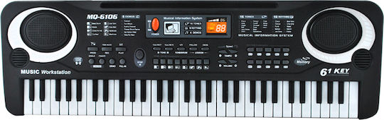 Electronic Organ Zola Microphone Led Display 61 Keys