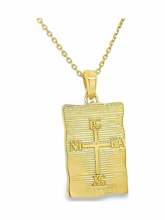 Xryseio Anhänger Kinder Amulett Beidseitig Konstantinato aus Gold 9K KN1108
