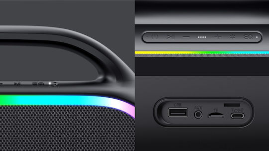 Havit SK862BT Boxă Bluetooth 50W cu Radio și Durată de Baterie până la 12 ore Negru