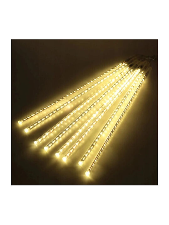 8 Λαμπάκια LED 4.5μ. Θερμό Λευκό τύπου Μετεωρίτης