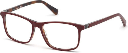Guess Acetate Blue Light Blocking Glasses Burgundy