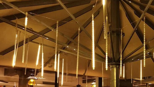 8 Lights LED 4.5m. Warm White type Meteor 1pcs