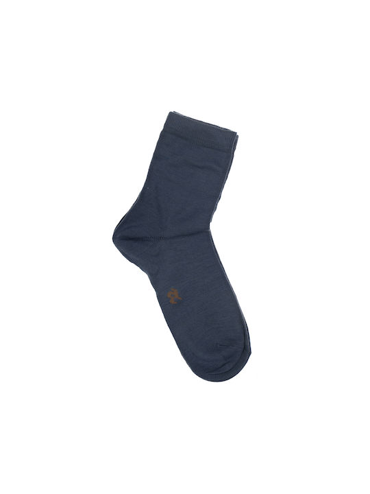 Pournara Women's Solid Color Socks Grey