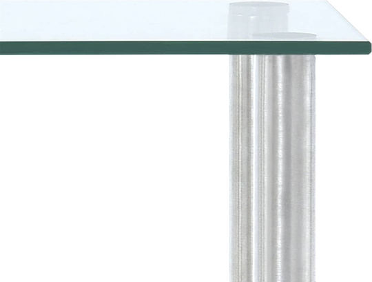 vidaXL Gewürzorganisator Glas Silberfarben