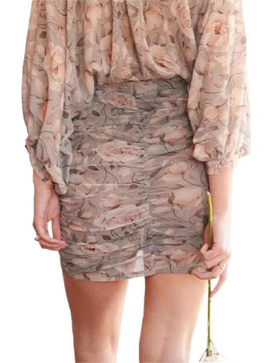 Φούστα Floral Mint