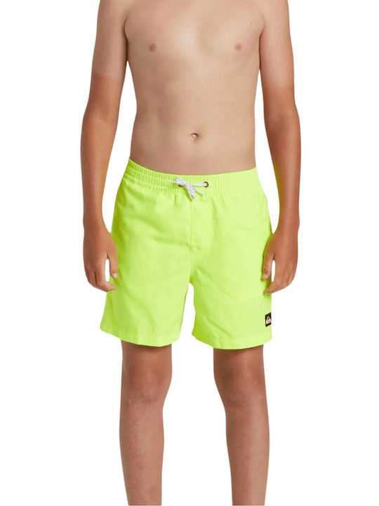 Quiksilver Kids Swimwear Swim Shorts Safety Yellow