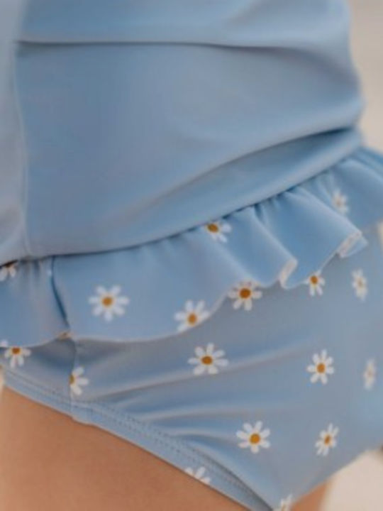 Little Dutch Daisies Kids Swimwear Swim Briefs Blue