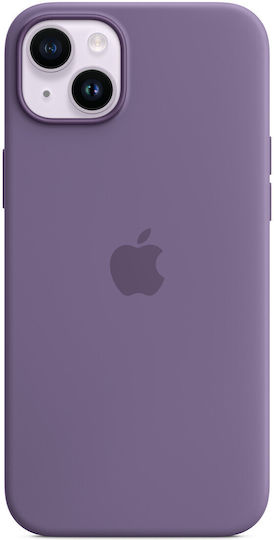 Apple Back Cover Leather Purple (iPhone 14 Pro)