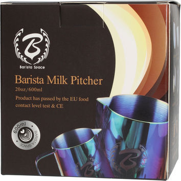 Barista Space Γαλατιέρα Barista Χωρητικότητας 600ml Γκρι