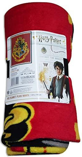 Harry Potter Blanket Fleece Multicolored 120x150cm