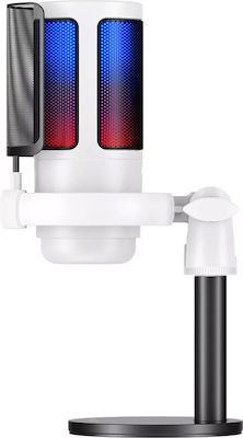 Havit 3.5mm Microphone GK50 Desktop for Studio in White Color