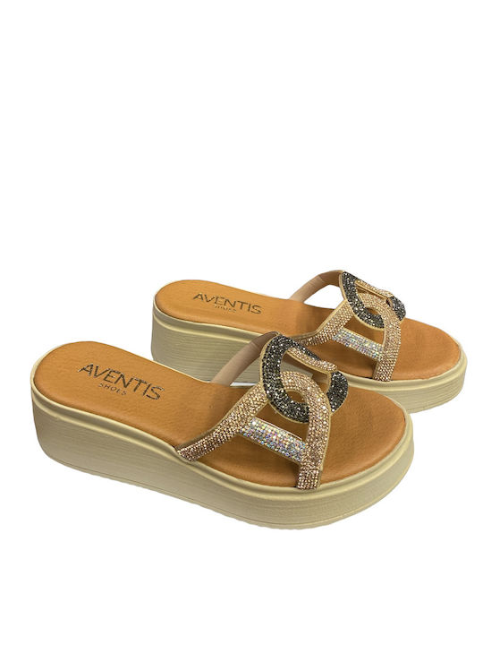 Aventis Shoes Women's Platform Wedge Sandals Multicolour