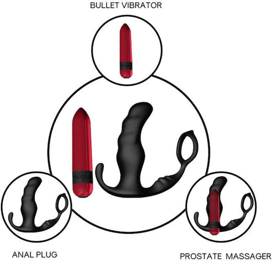 Armony Analvibrator mit kabelloser Funktion Schwarz 14.1cm